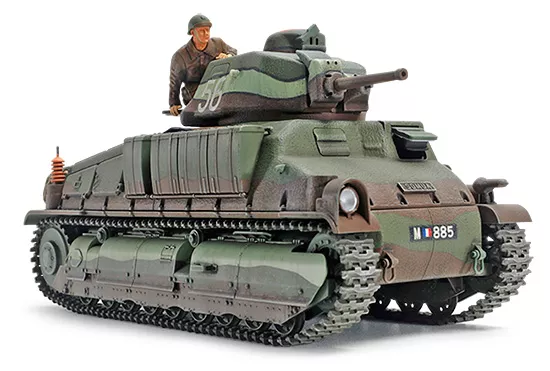 Tamiya - French Medium Tank Somua S35 - 1 Figure